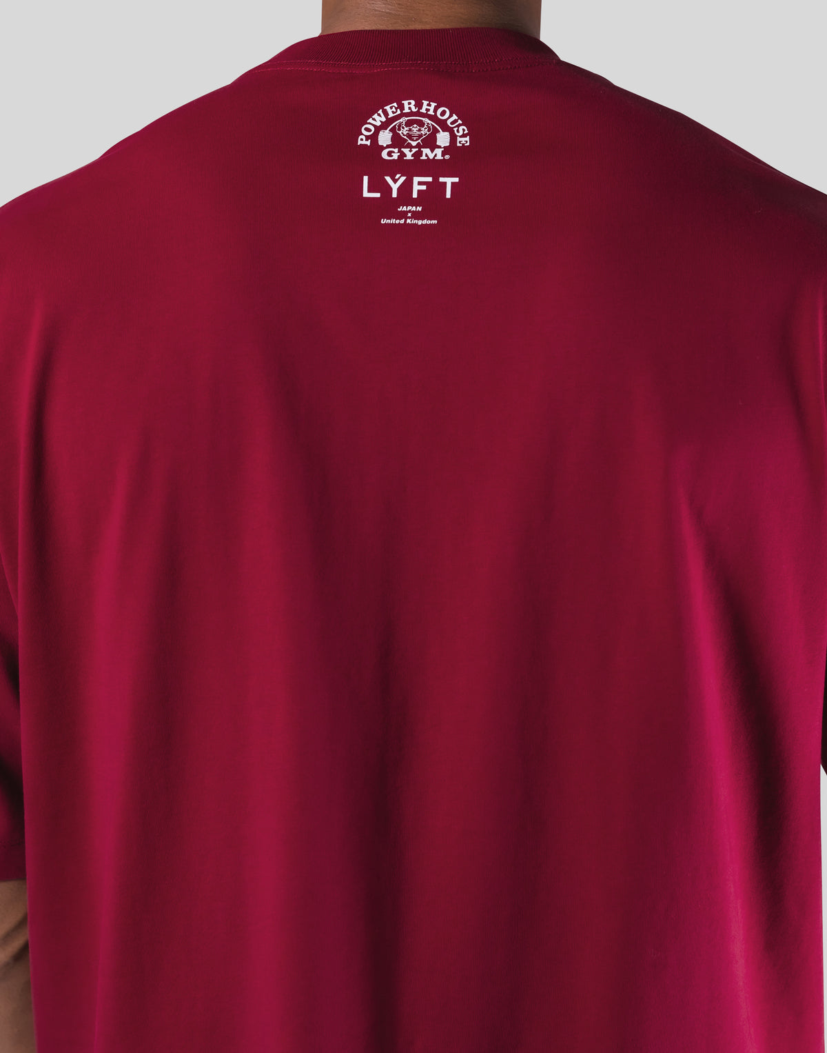 LÝFT × Power House Gym Extra Big T-Shirt - Red