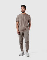 Stretch Waffle Nylon Standard T-Shirt - Sand