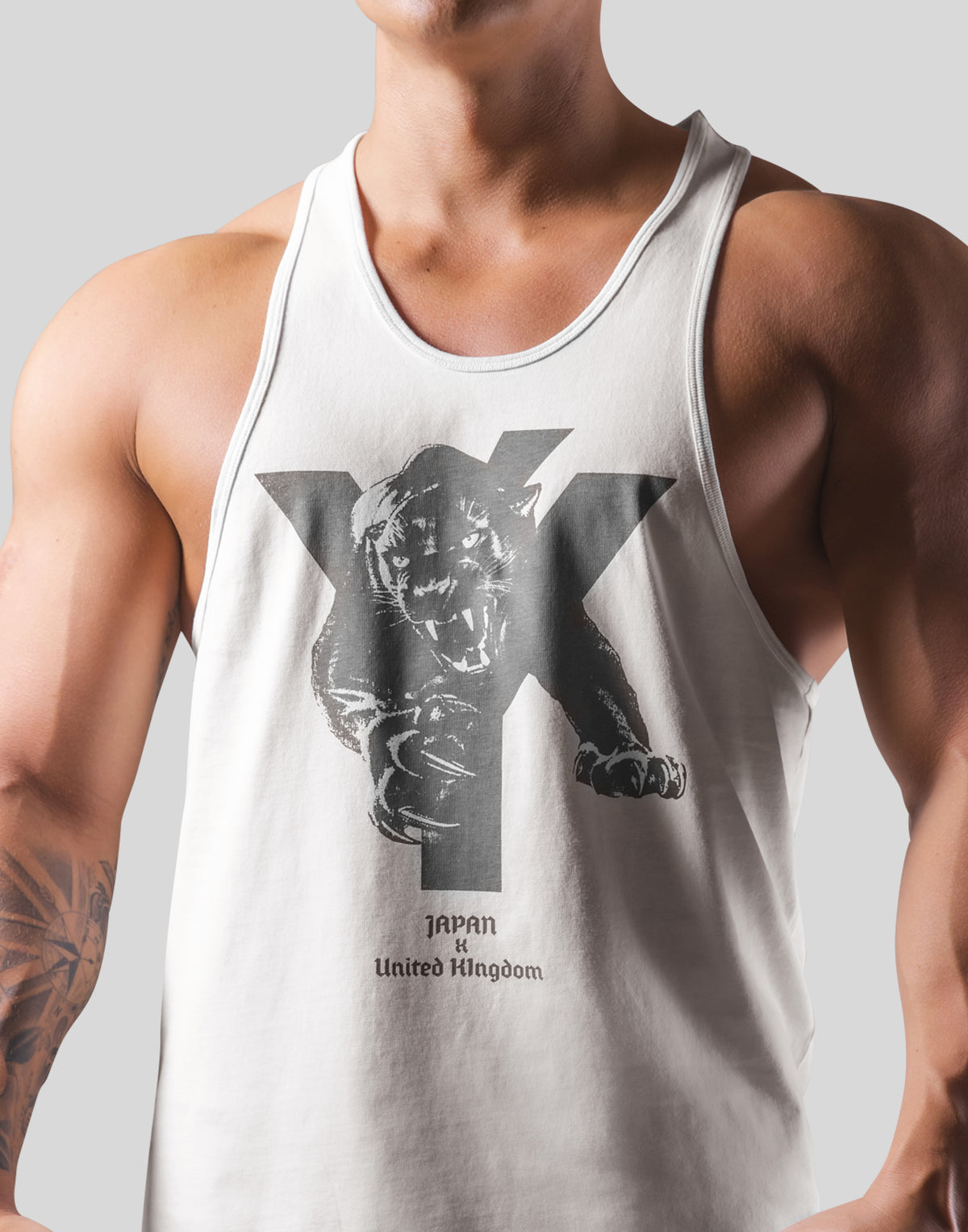 Panther Y Training Tanktop - Ivory