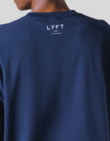 College Logo Big T-Shirt - Navy