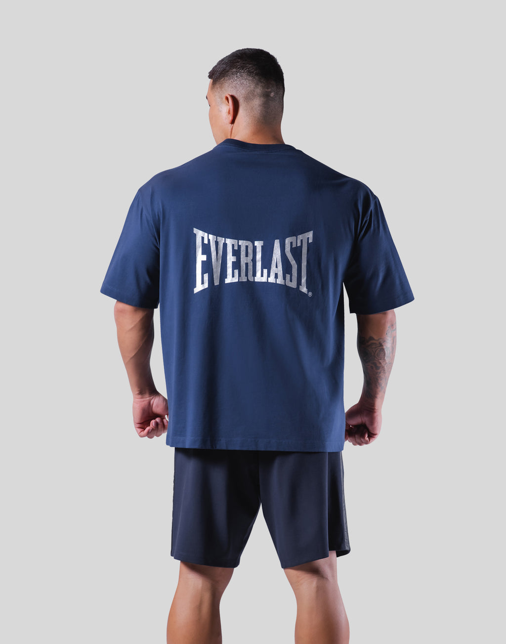 LÝFT x EVERLAST x SUNG Big T-Shirt - Navy