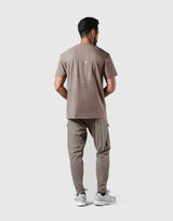 Stretch Waffle Nylon Standard T-Shirt - Sand