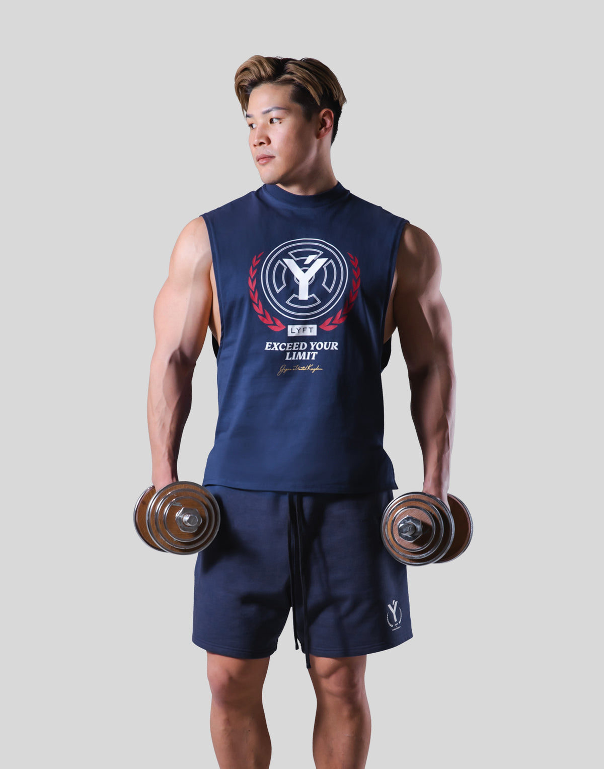 Y Plate Logo No Sleeve - Navy