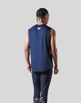 LÝFT × WIND AND SEA Stretch Loose Fit Tanktop - Navy
