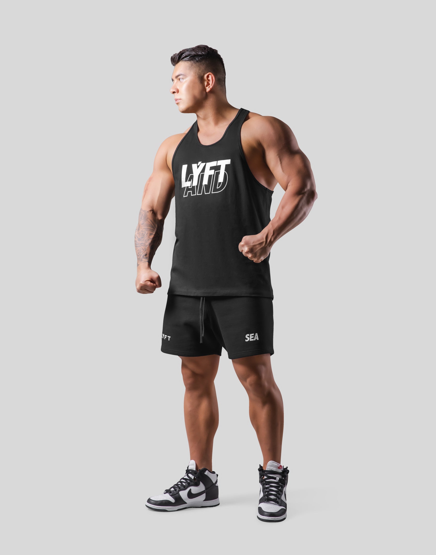 LYFT TANKTOP & SHORTS セットアップ LÝFT × WIND AND SEA Training Tanktop - Black