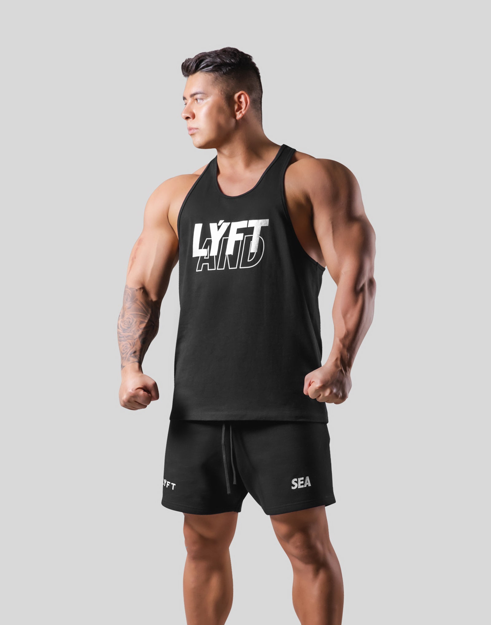 LÝFT × WIND AND SEA Training Tanktop - Black