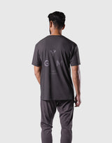 Stretch Waffle Nylon Standard T-Shirt - D.Grey
