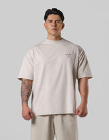 Vintage Statue Y Graphic Vintage Big T-Shirt - Ivory