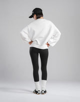 Sorona® Ring Logo Crewneck Sweat - White