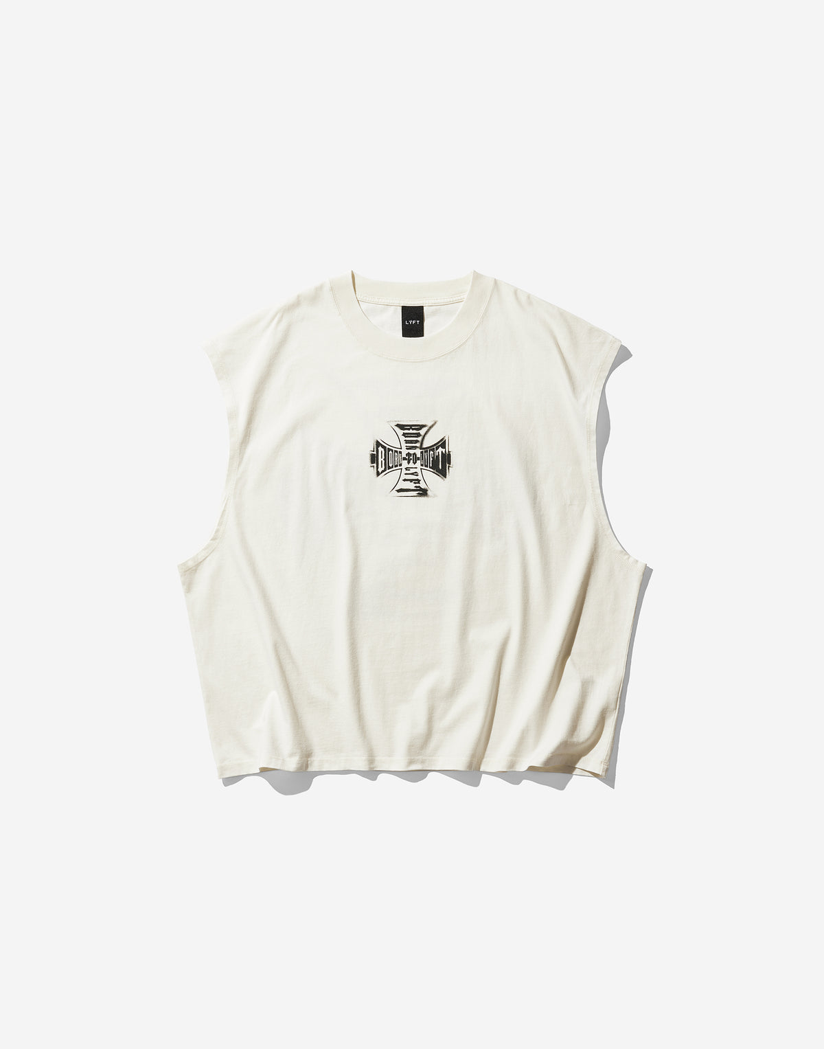 Iron Cross Logo Vintage Tanktop - Ivory