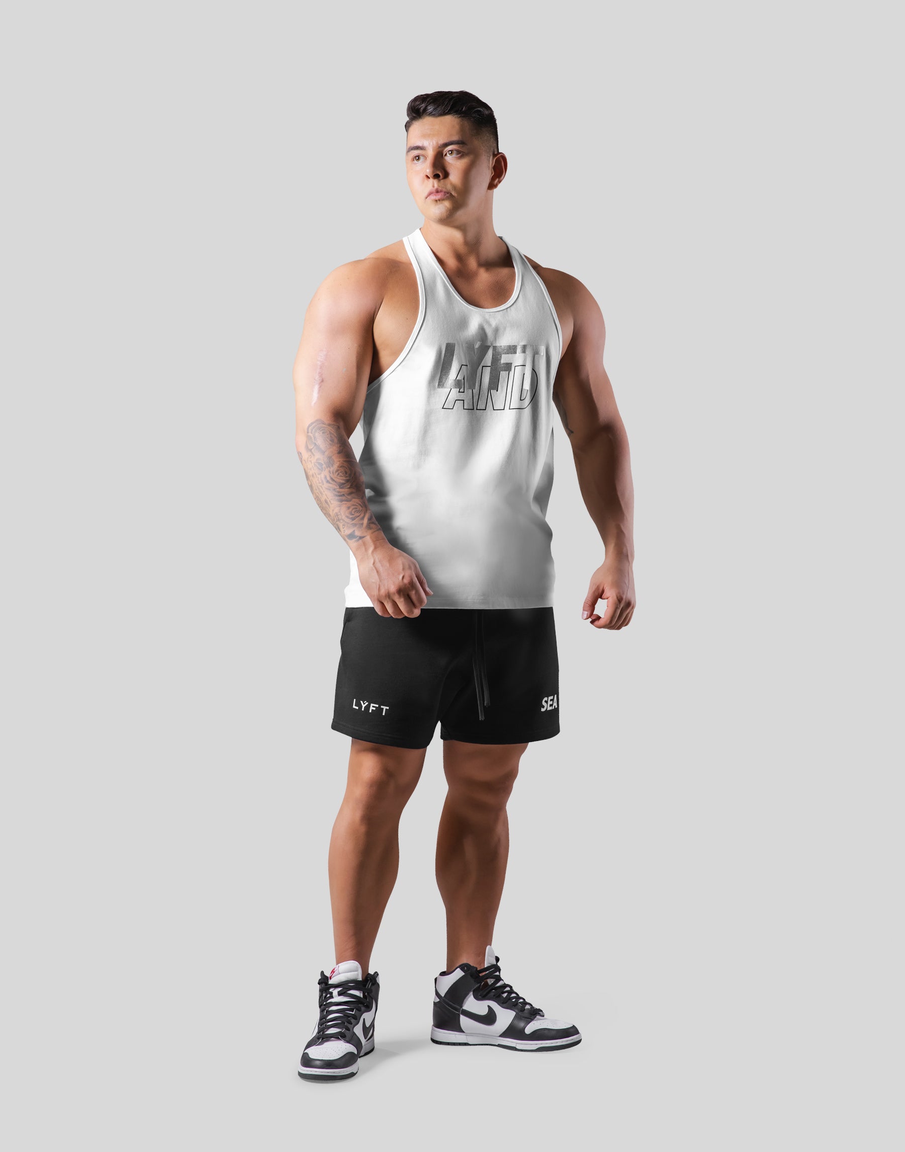 LÝFT × WIND AND SEA Training Tanktop - White