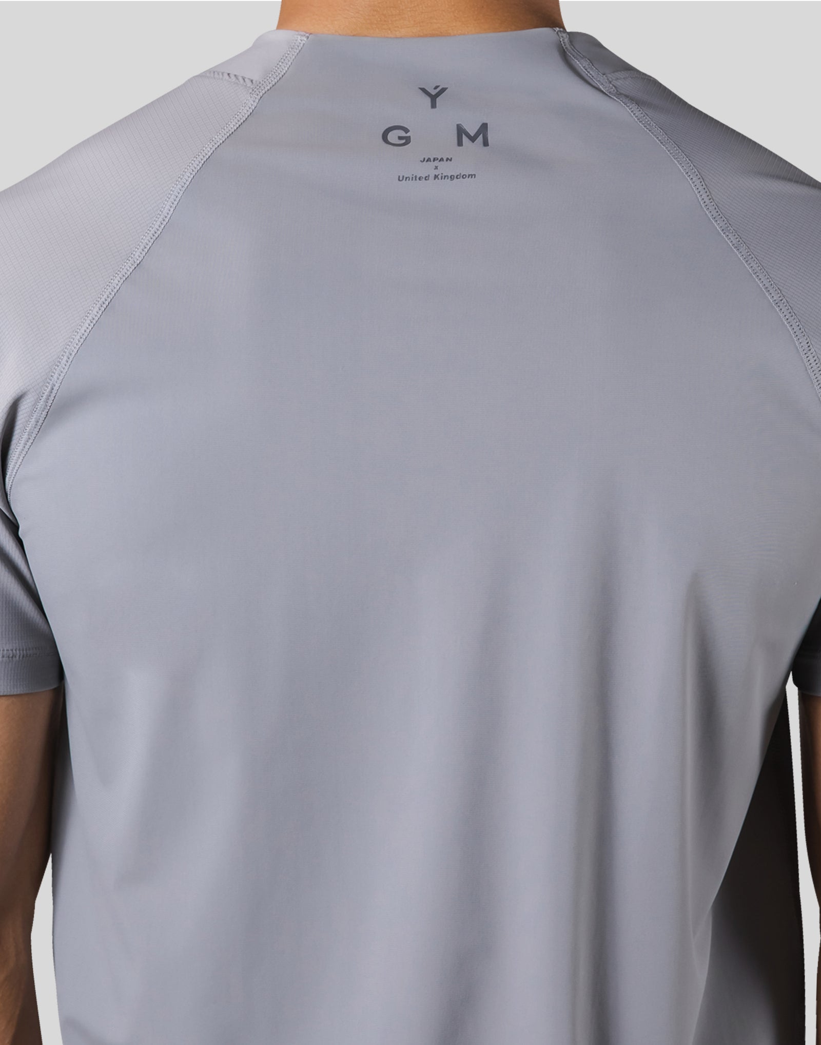 Slim Fit Mesh Sleeve T-Shirt - Grey – LÝFT