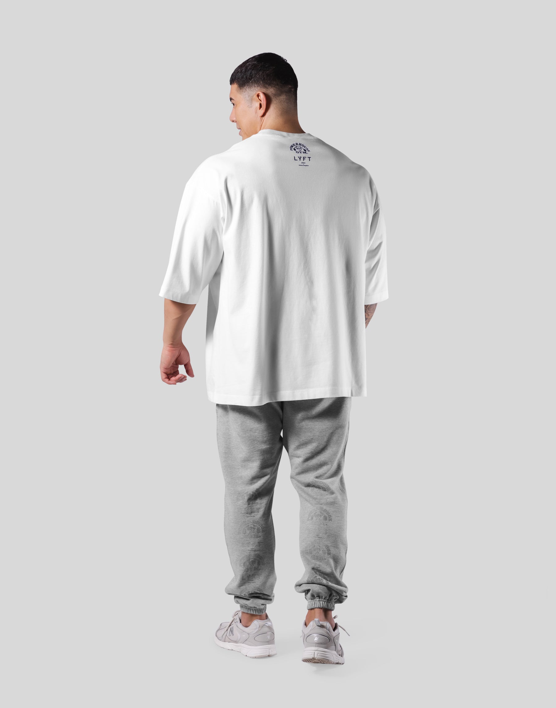 LYFT POWER HOUSE GYM Tシャツ ホワイト S LÝFT × Power House Gym Extra Big T-Shirt - White