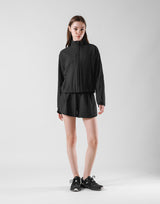 Embossed Nylon Windbreaker - Black