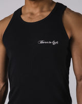 Original Ribbed Tanktop - Black
