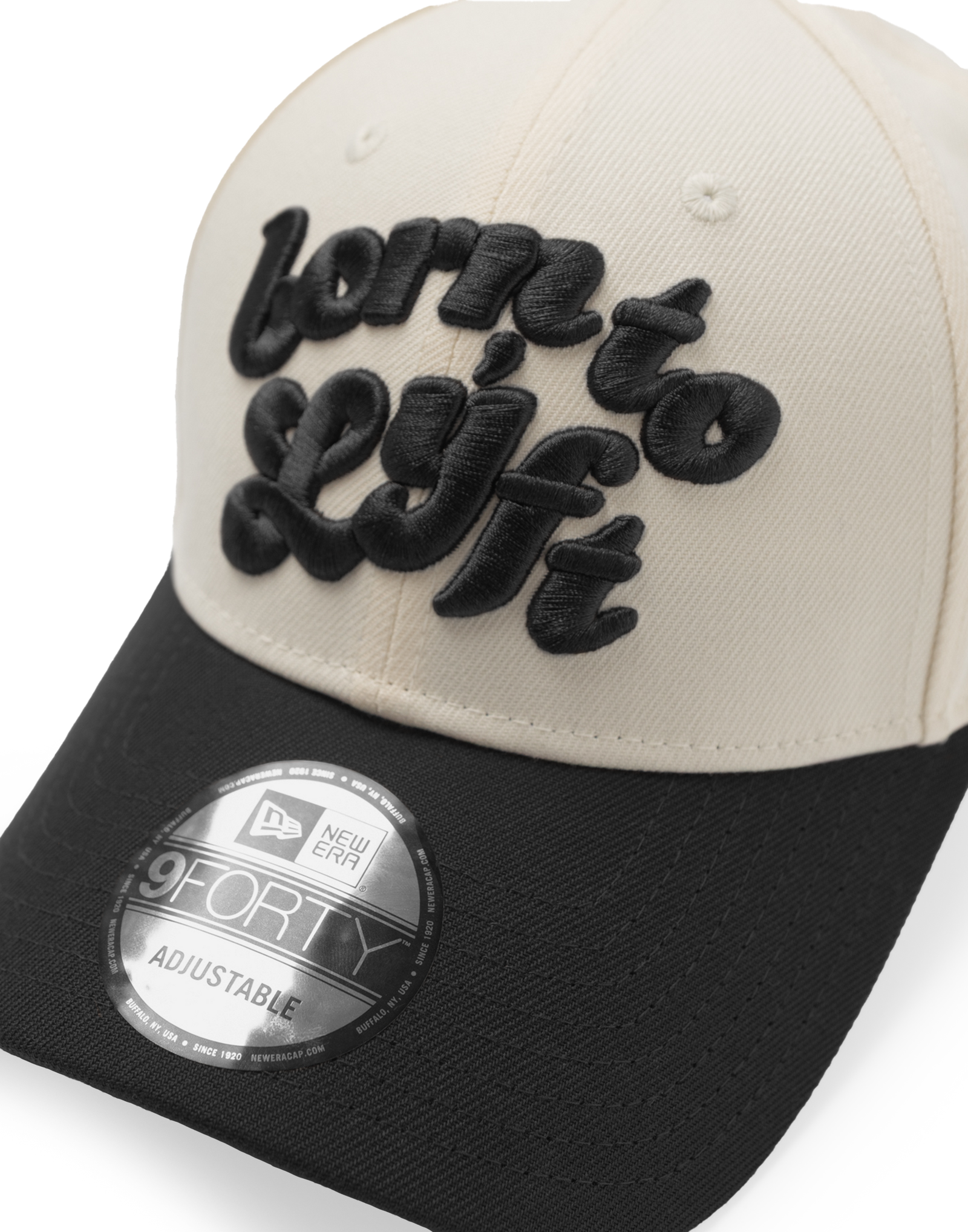 LÝFT × New Era 9Forty Bicolor BTL Logo - Black