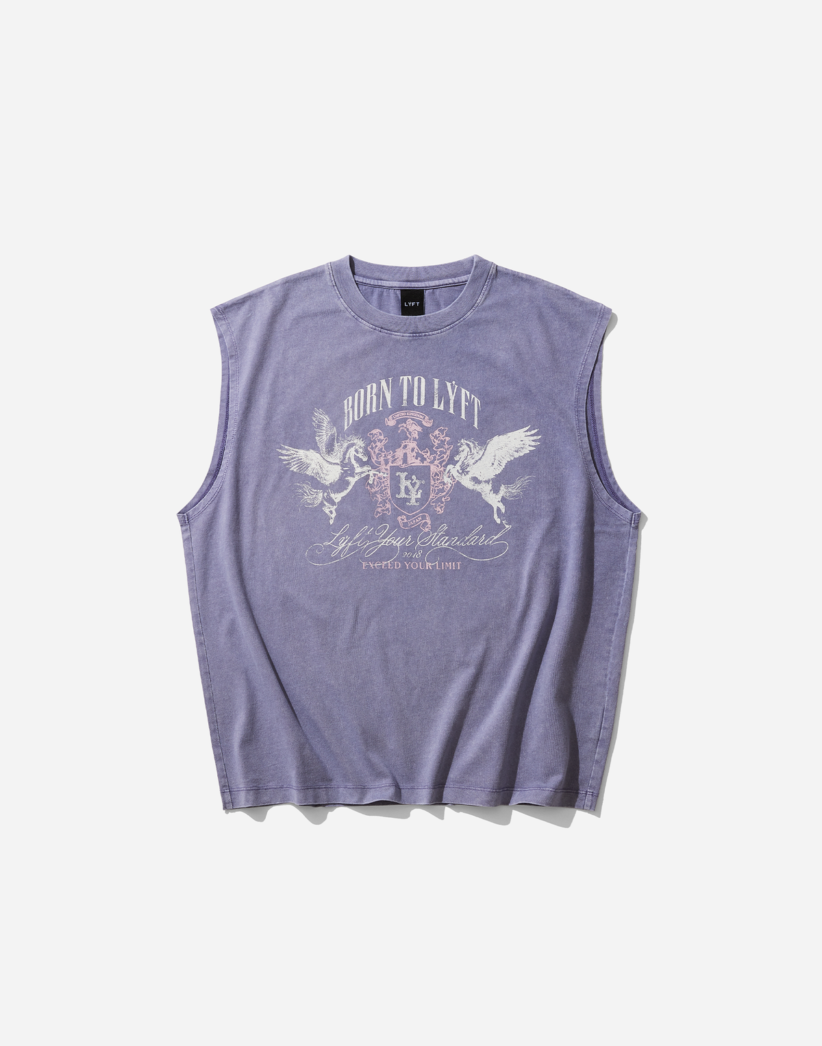 Pegasus Emblem Graphic Vintage Tanktop - Navy