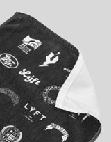 Heritage Logo Towel - Black