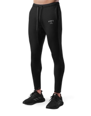 2way Stretch Logo String Pants - Black