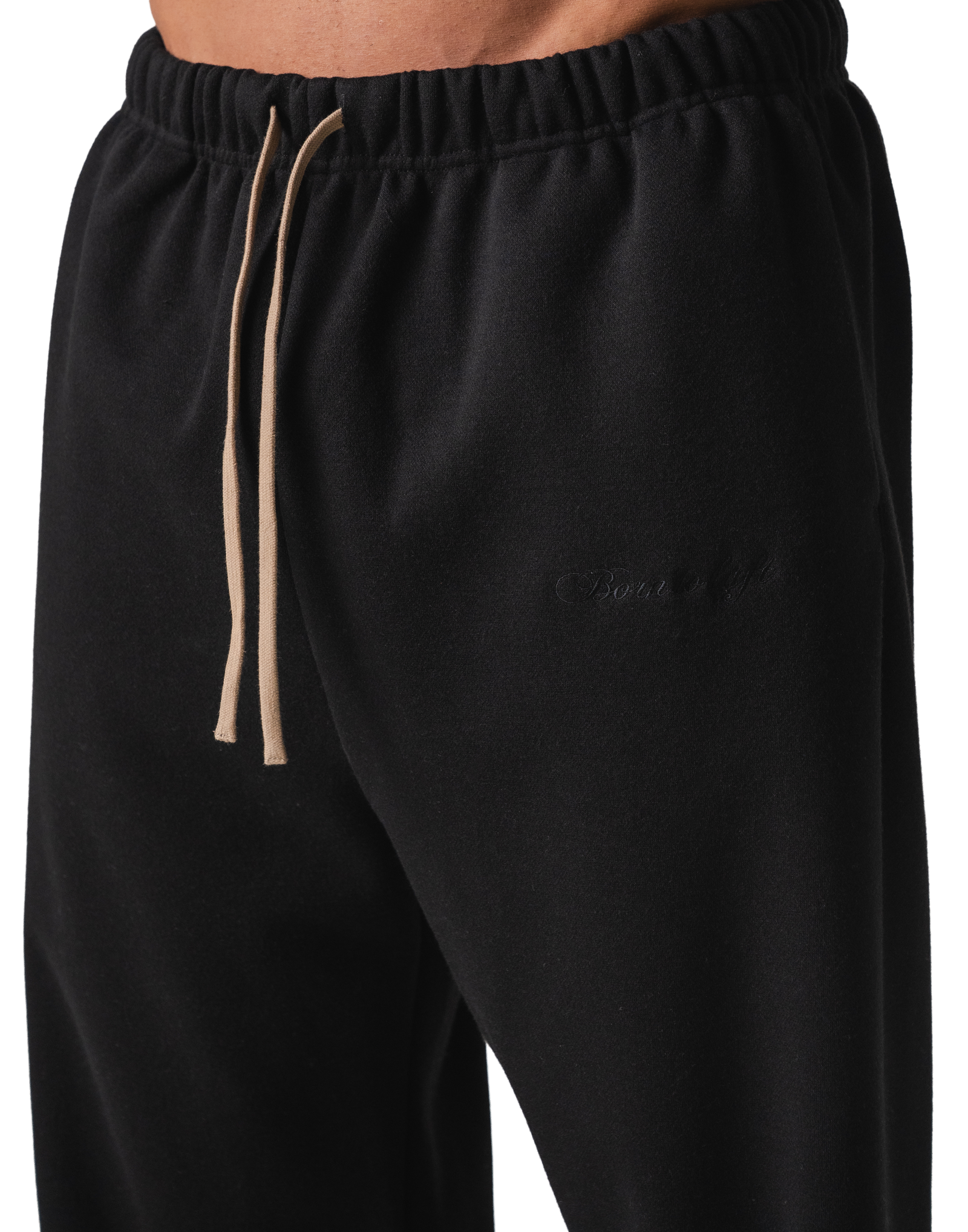 Wool Like Wide Long Pants - Black – LÝFT