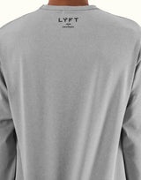 GÝM Wappen Stretch Long T-Shirt - Grey
