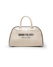 Born To LÝFT Enamel Grip Bag - Ivory