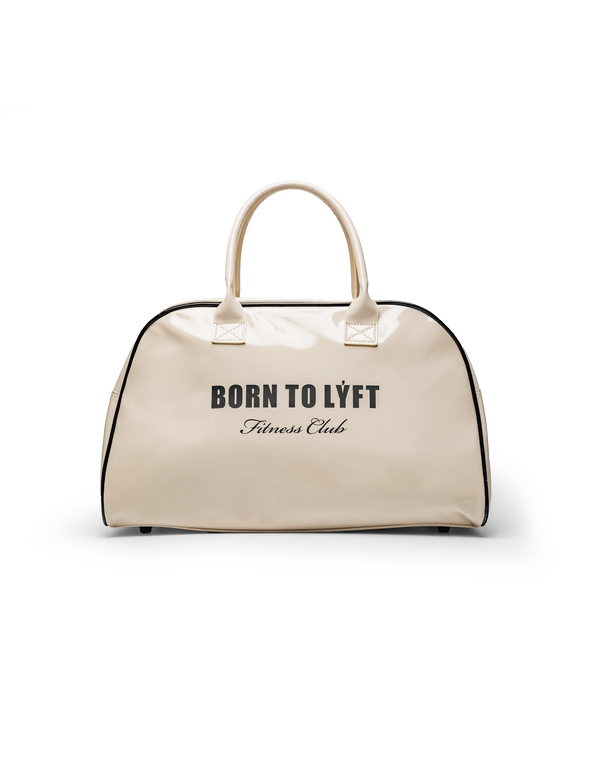 Born To LÝFT Enamel Grip Bag - Ivory
