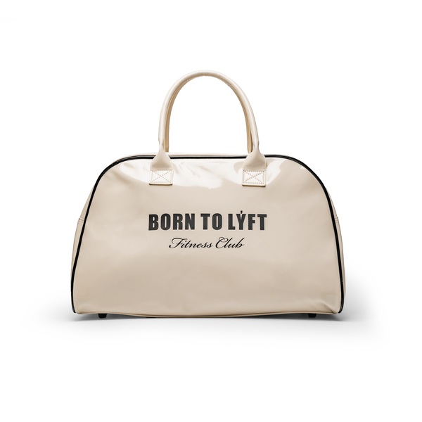 Born To LÝFT Enamel Grip Bag - Ivory