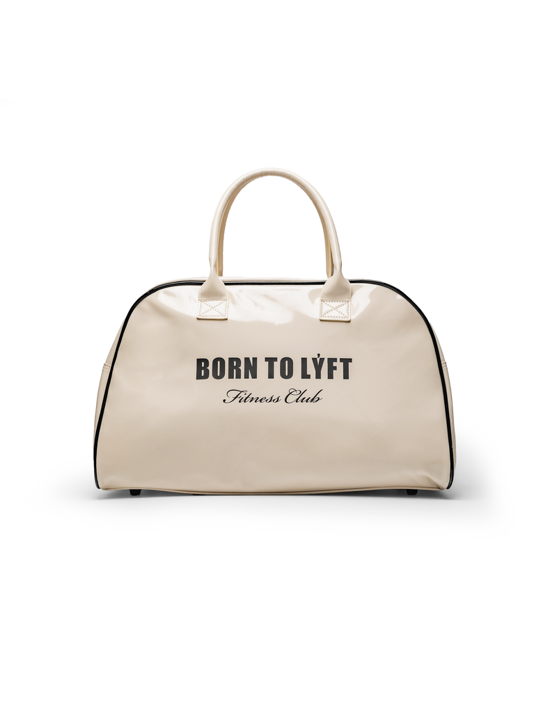Born To LÝFT Enamel Grip Bag - Ivory