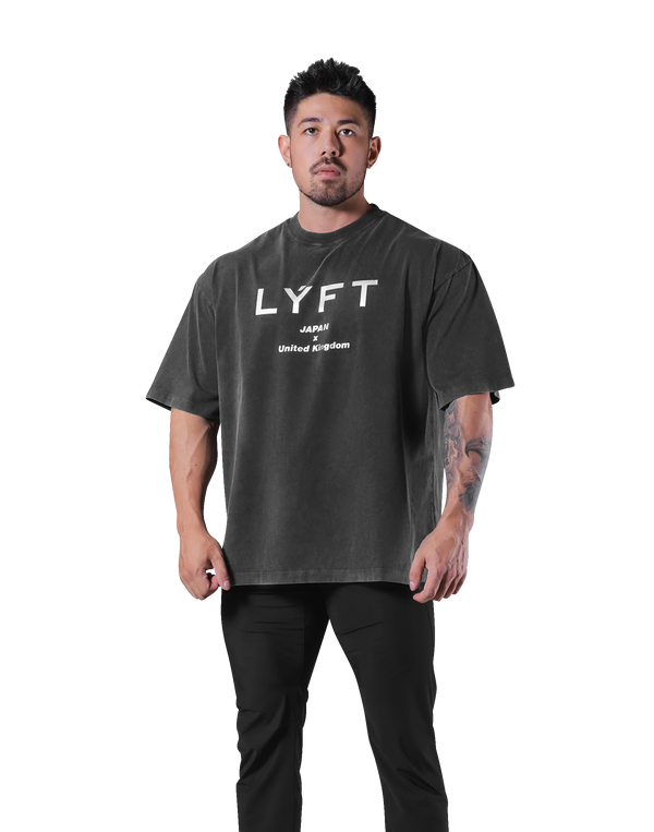 LÝFT Vintage Big T-Shirt - Black