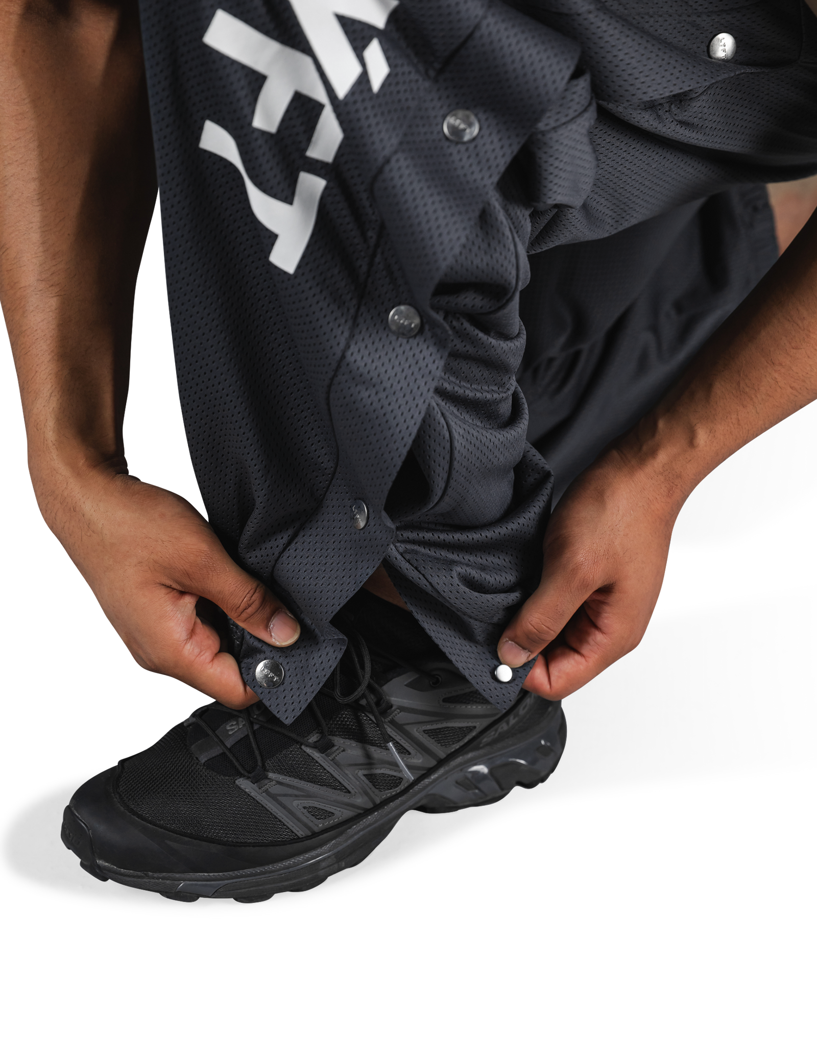 Relax Fit Mesh Pants - D.Grey – LÝFT