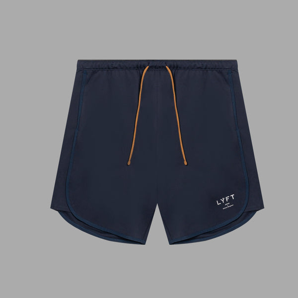Stretch Seam Wide Shorts - Navy – LÝFT
