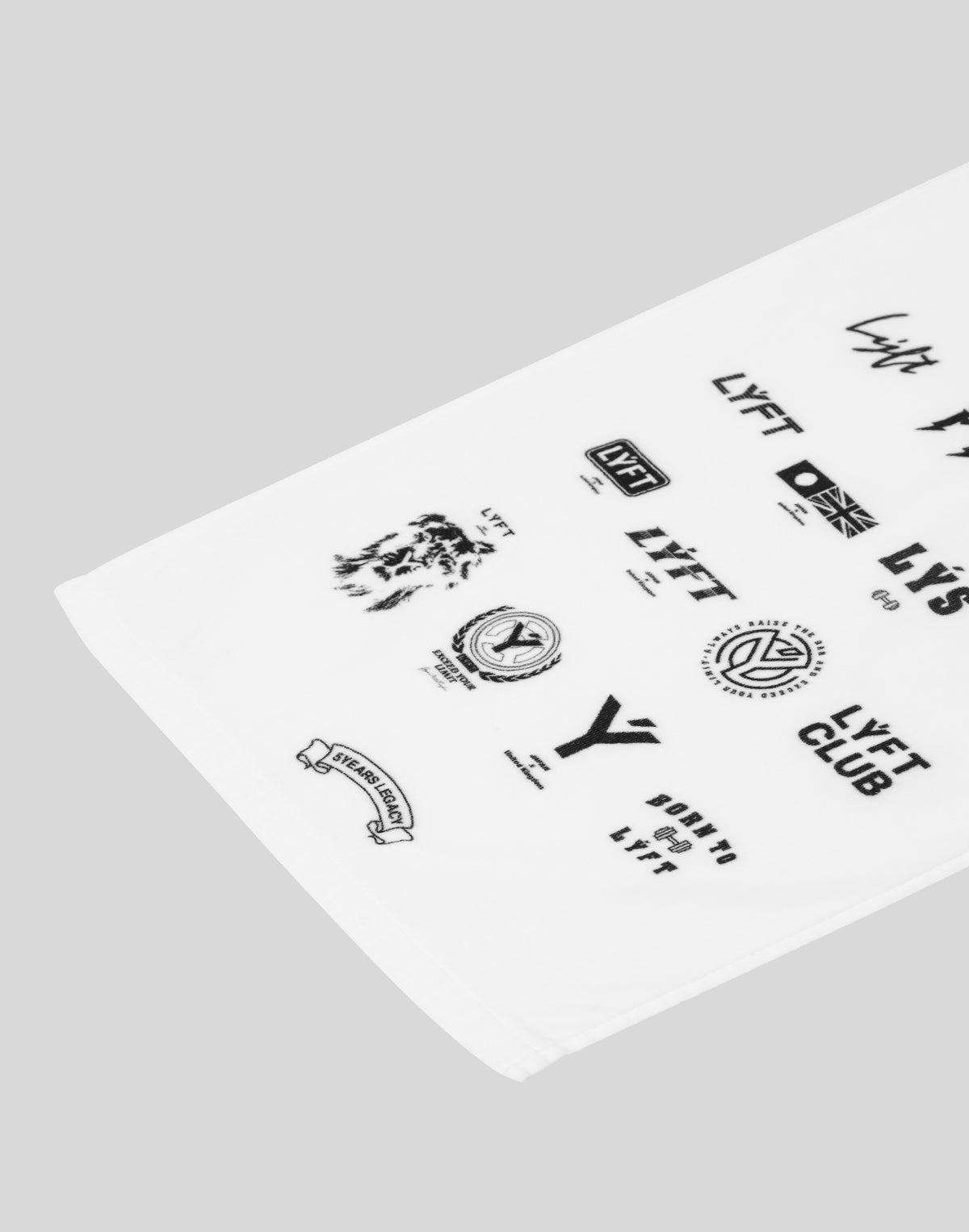 Heritage Logo Towel - White