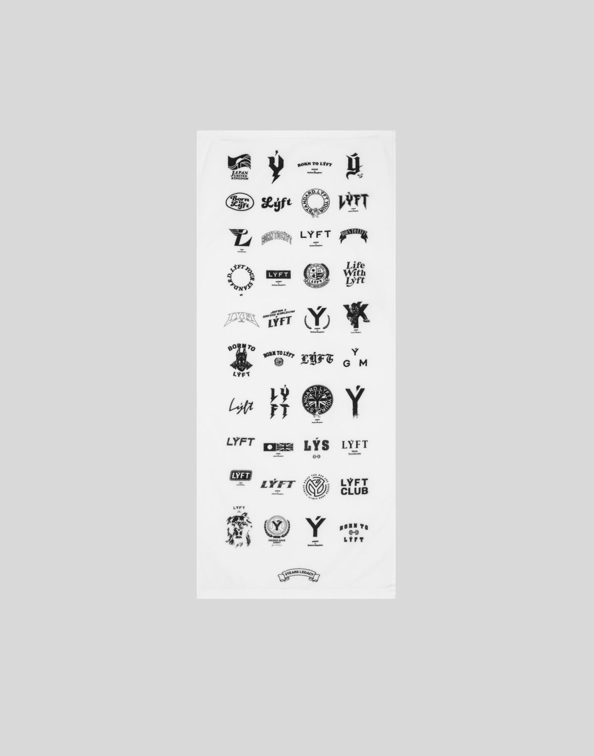Heritage Logo Towel - White
