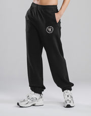 Sorona® Ring Logo Sweat Long Pants - Black