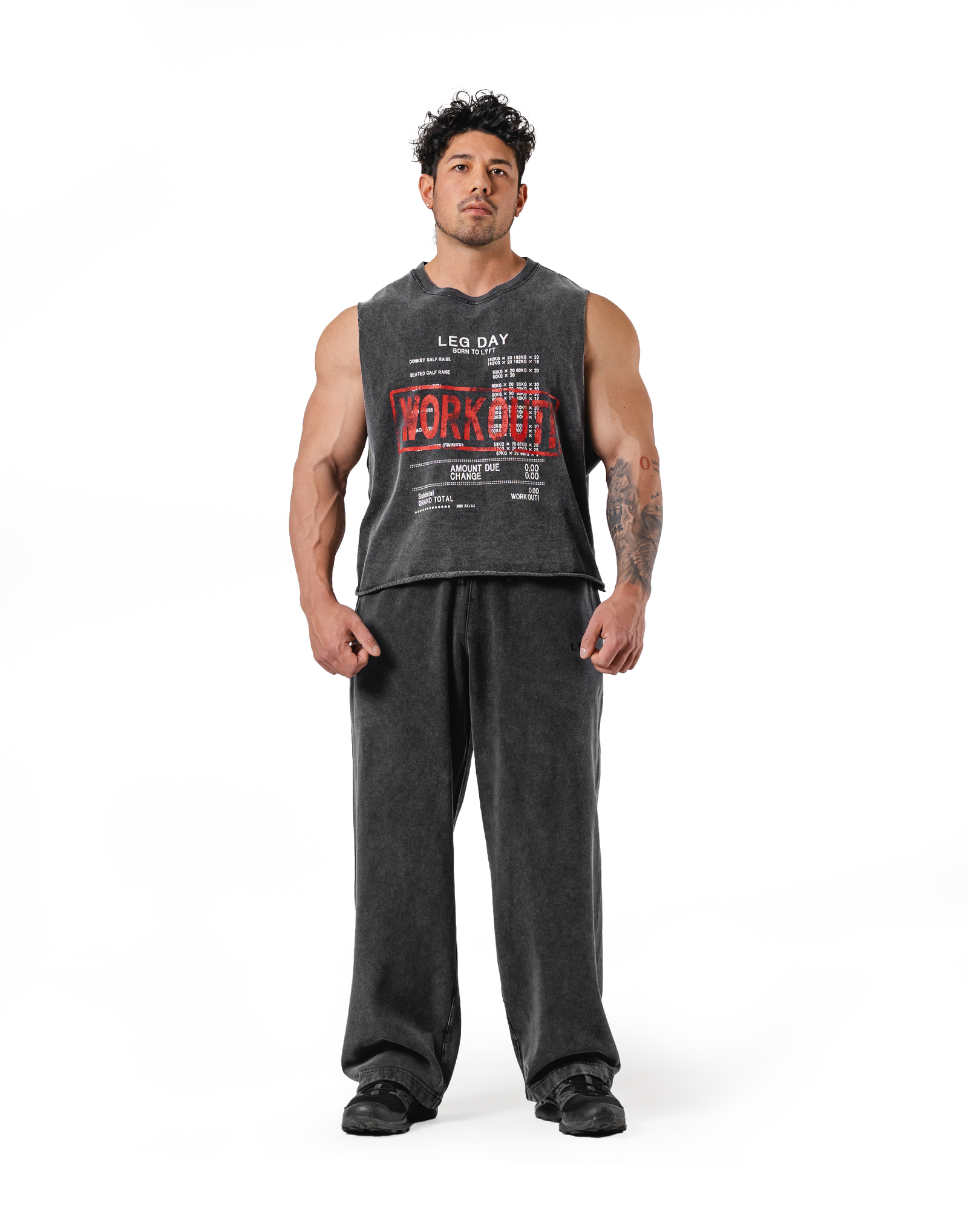 Leg Day Vintage Box Tanktop - Black – LÝFT
