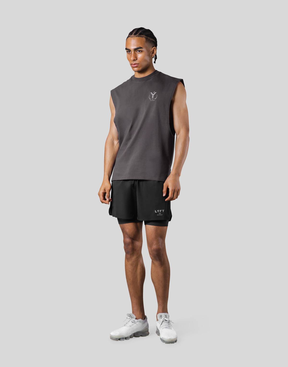 Laurel Y One Point No Sleeve - D.Grey