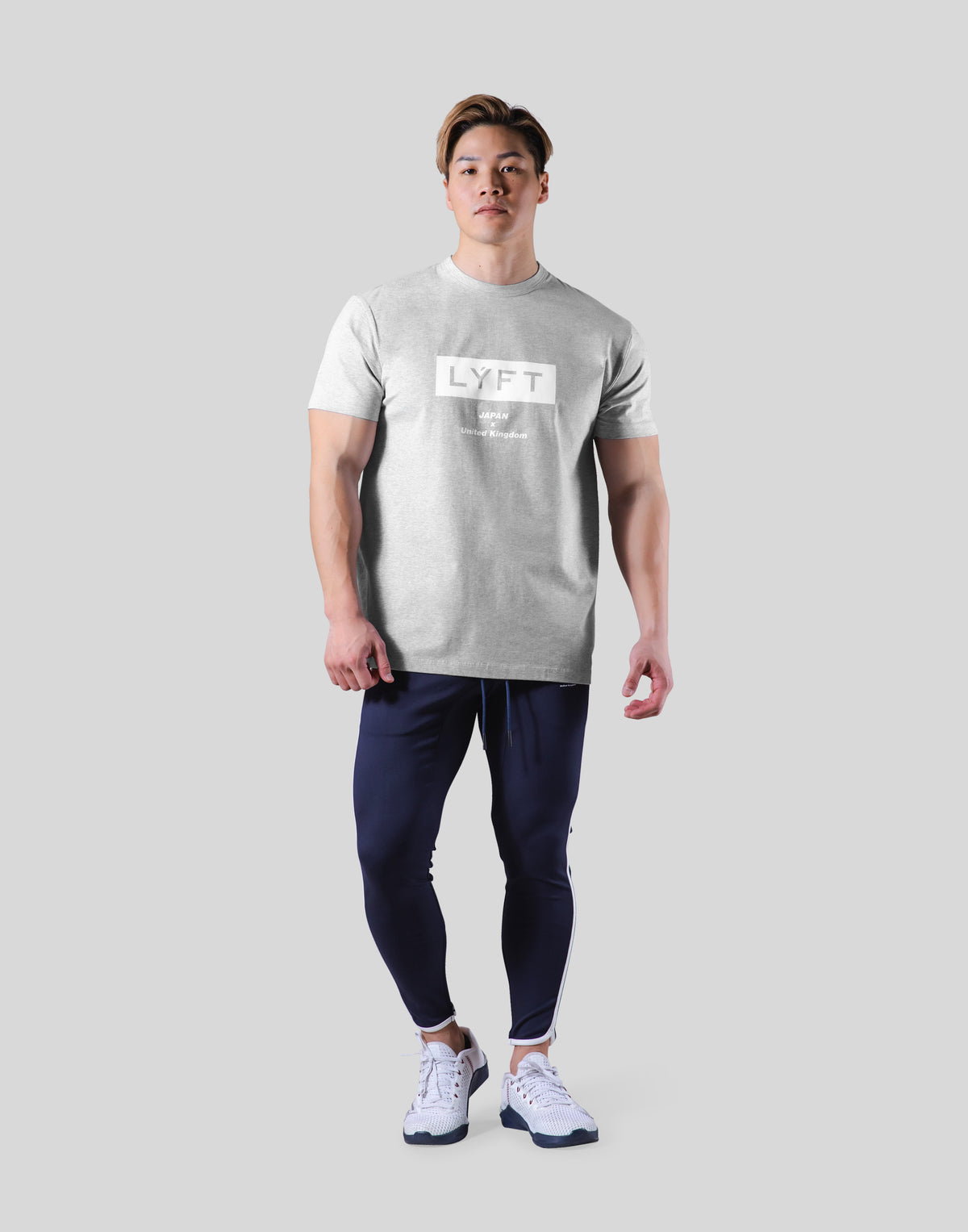 Box Logo Stretch Standard T-Shirt - Grey