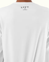 GÝM Wappen Stretch Long T-Shirt - White