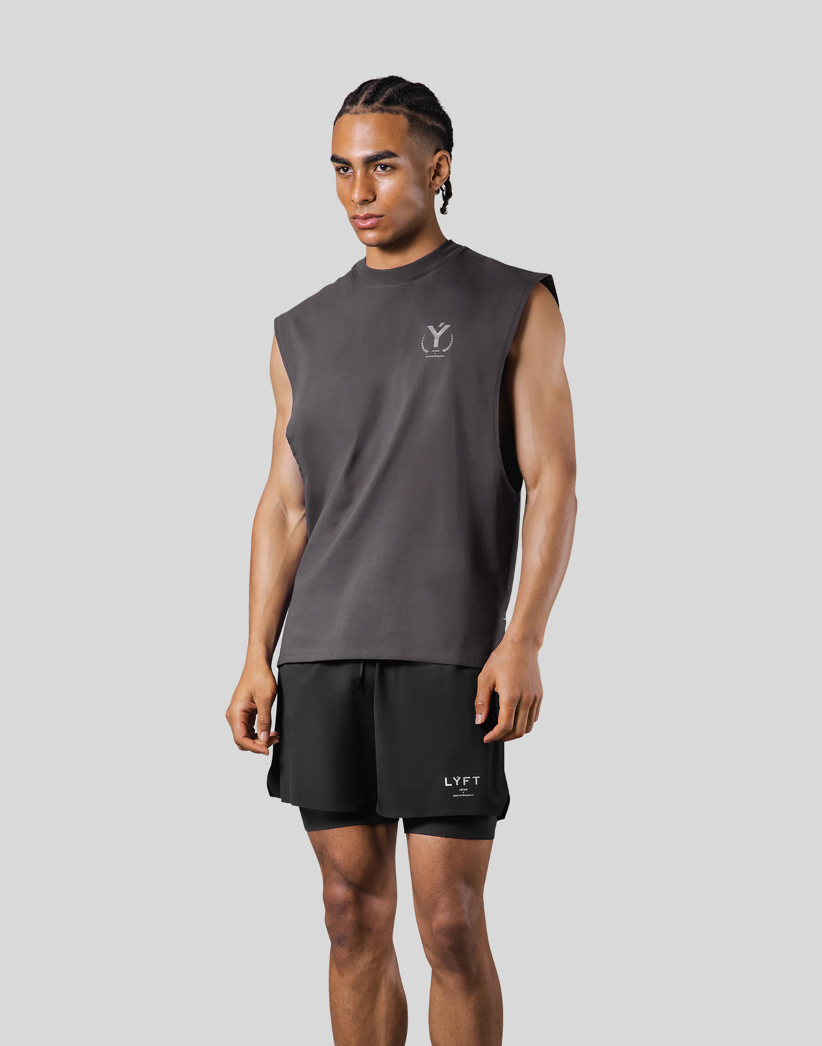 Laurel Y One Point No Sleeve - D.Grey