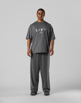 LÝFT Logo Big T-Shirt V.2 - D.Grey