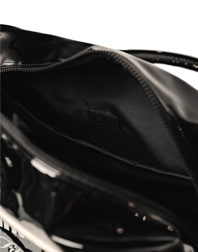 Born To LÝFT Enamel Grip Bag - Clear Black