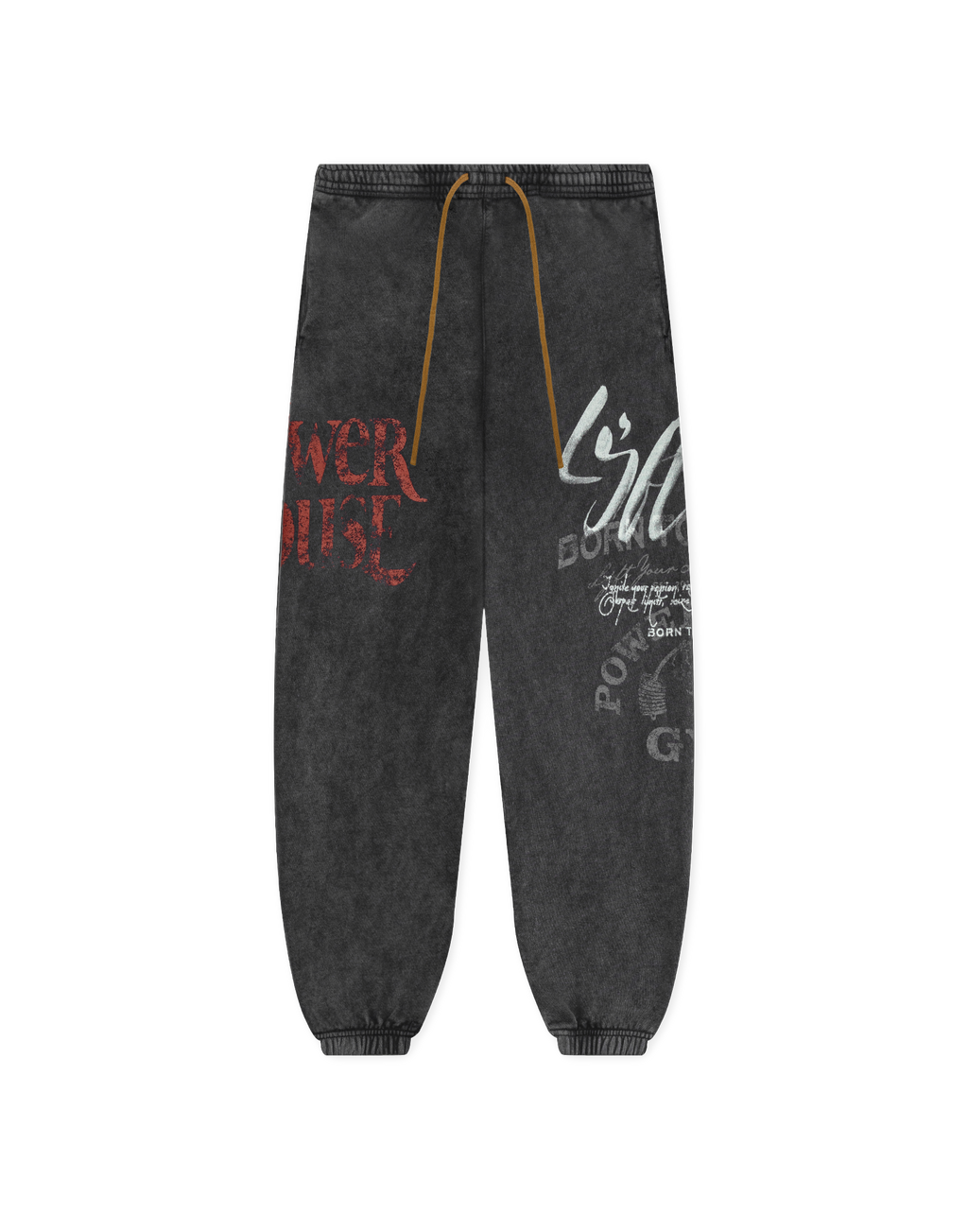 LYFT VINTAGE SWEAT WIDE LINE PANTS BLACK