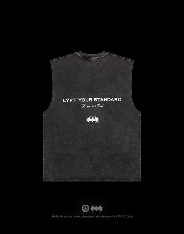 BATMAN / Bat Signal Vintage Tanktop - Black