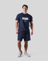 Box Logo Stretch Standard T-Shirt - Navy