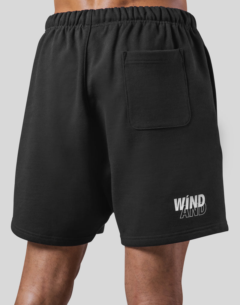LÝFT × WIND AND SEA Sweat Shorts - Black
