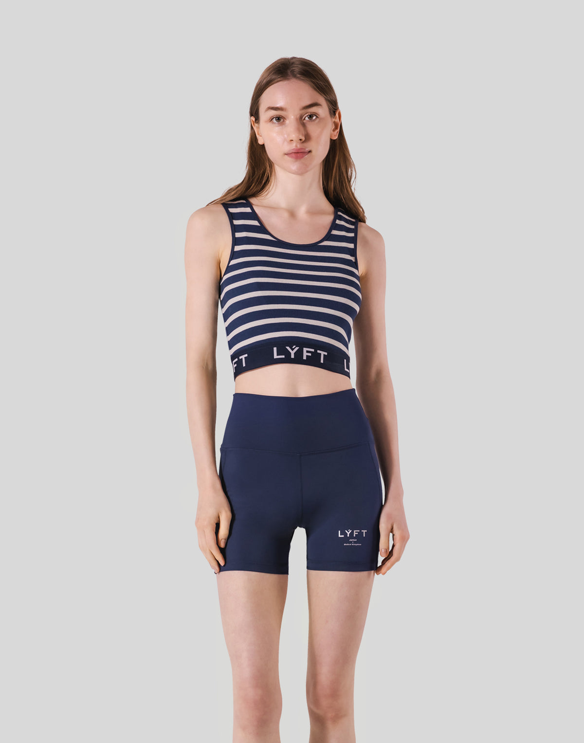 Woven Stripe Tanktop - Navy