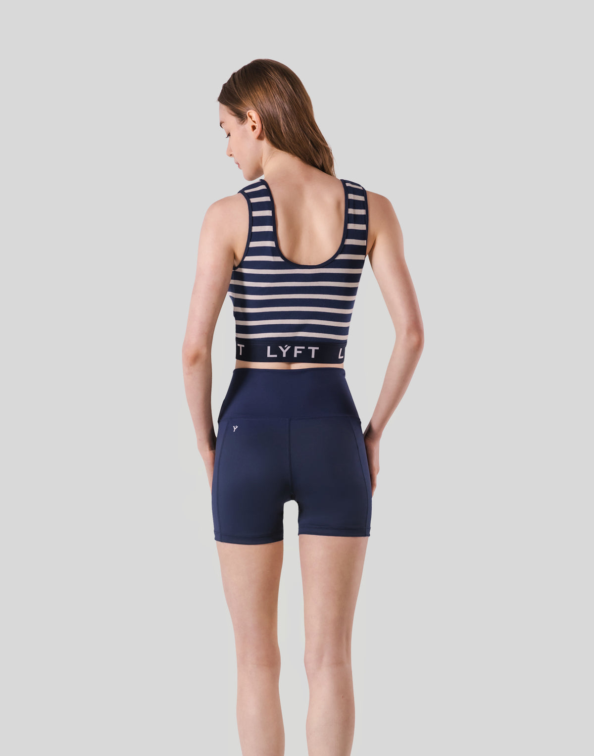 Woven Stripe Tanktop - Navy