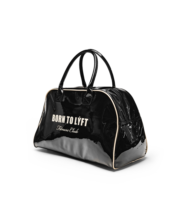 Born To LÝFT Enamel Grip Bag - Clear Black