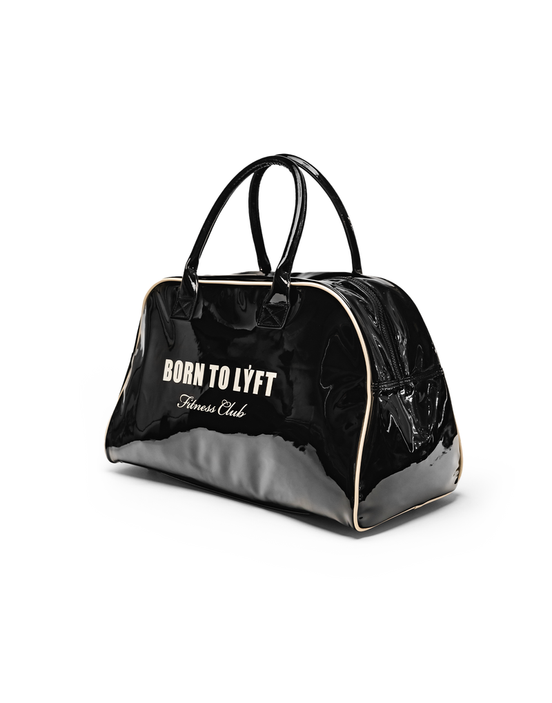Born To LÝFT Enamel Grip Bag - Clear Black